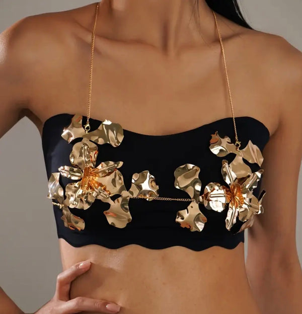 Bra Chain Flower