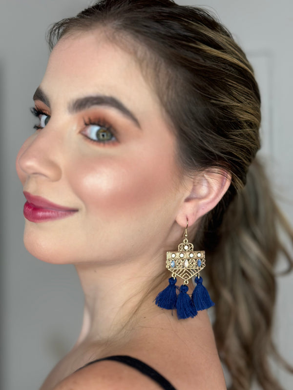 Aretes Blue Nubia