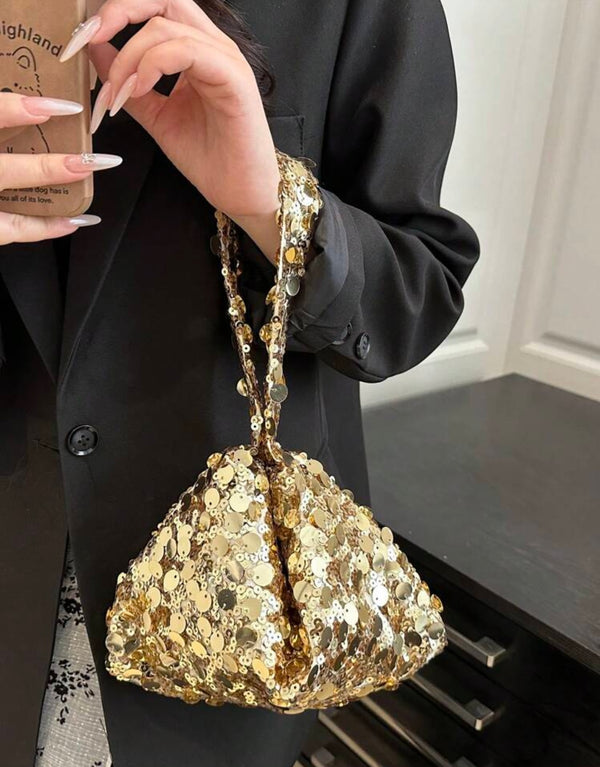 Bolso Dorado Multi Usos