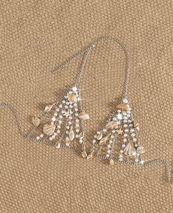 Body Chain Sea Shell Top