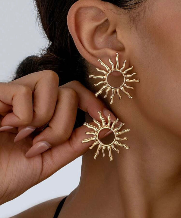 Aretes Golden Sun