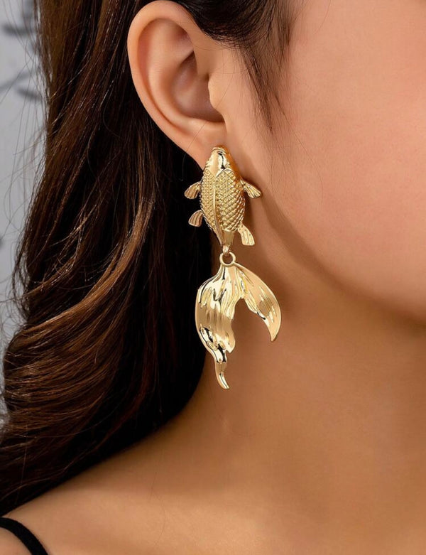 Aretes Pez Coi