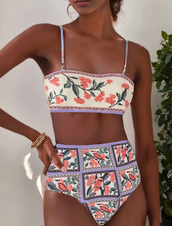 Vestido De Baño Flores