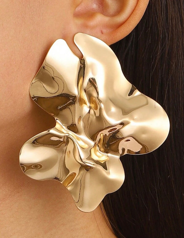 Aretes Golden Waves