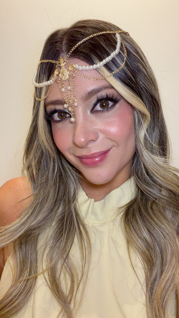 Tocado Golden Cascate