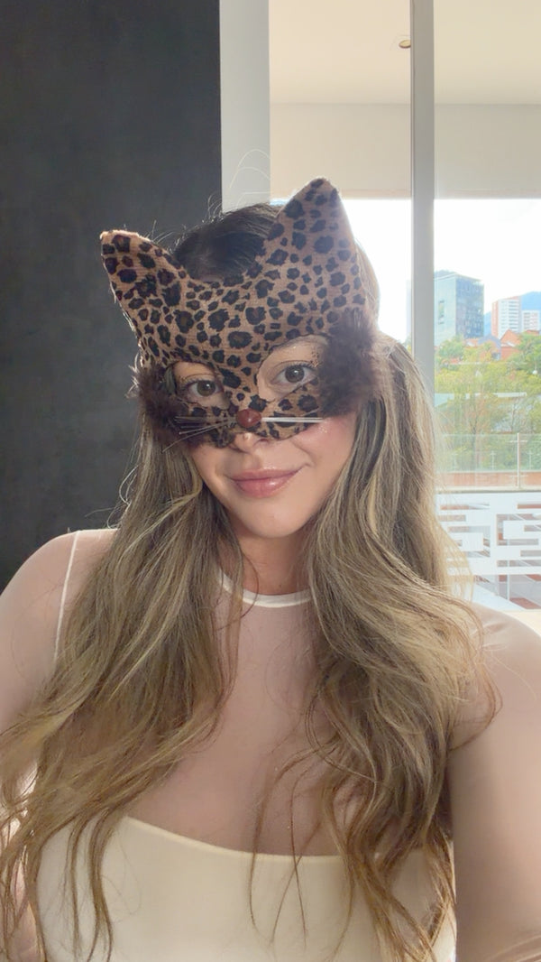 Máscara Leopardo