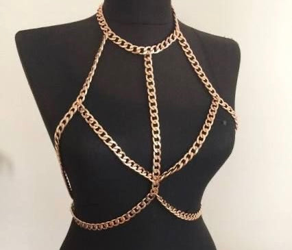 Body chain Golden Celine