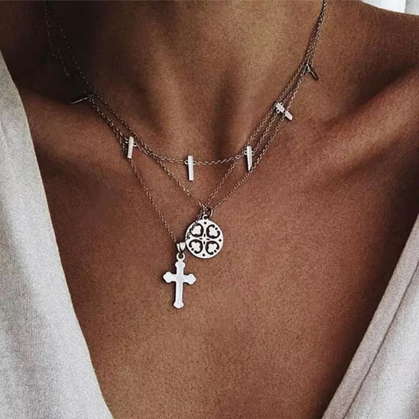 Collar Silver Croix