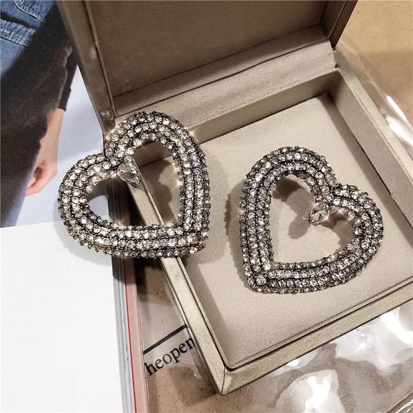 Aretes Diamond Heart