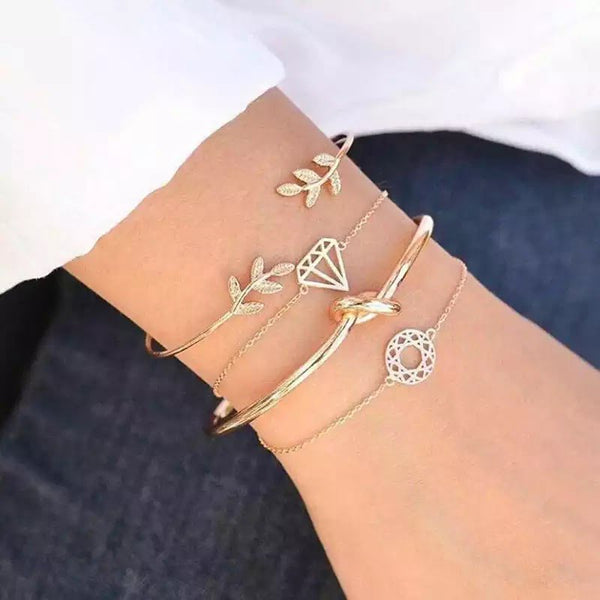 Pulseras Golden Diamond