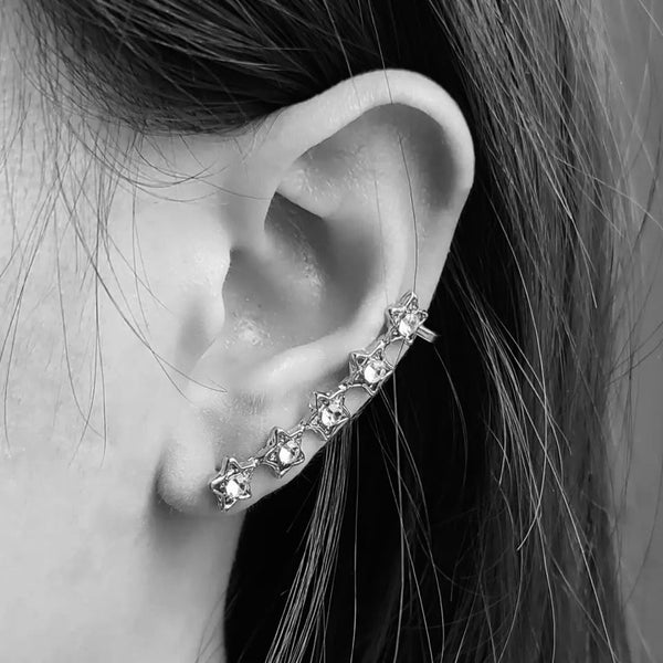 Ear Cuff Silver Blesse