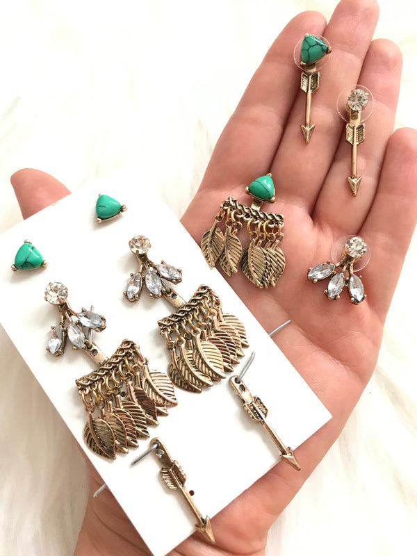 Set Earring Jackets