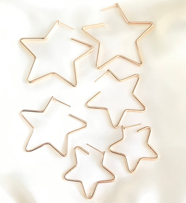 Aretes Estrellas Golden Izaar