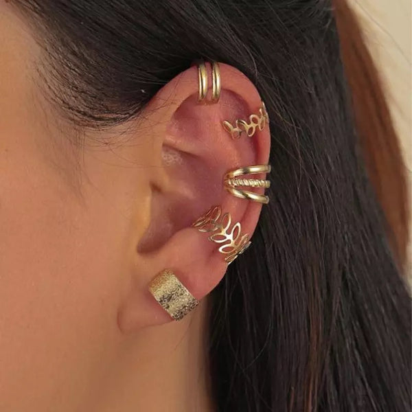 Set Ear Cuffs Golden Gula