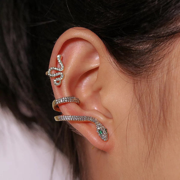 Ear Cuff Golden Poison