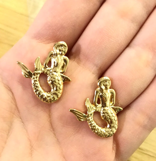 Aretes Golden Sirena