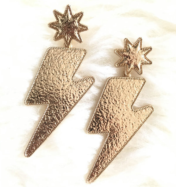 Aretes Golden Sunray