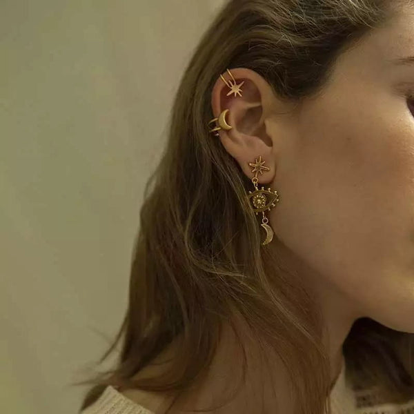 Aretes Golden Tash