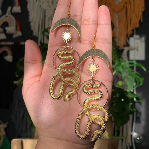 Aretes Golden Warmi