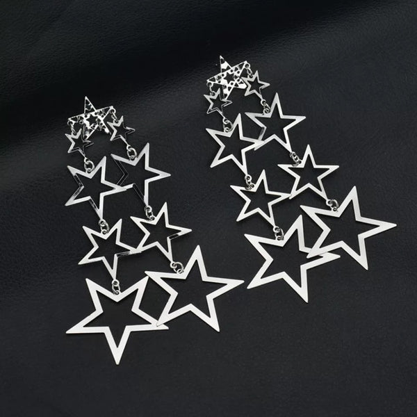 Aretes Silver Brillo Astral