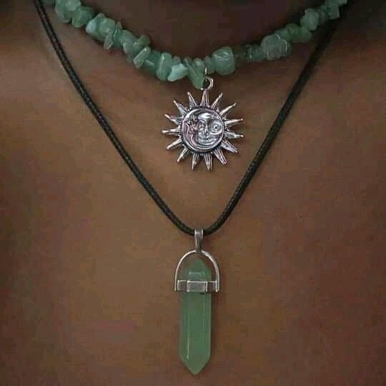 Collar Silver Jade