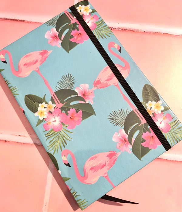 Libreta Flamingo Azul