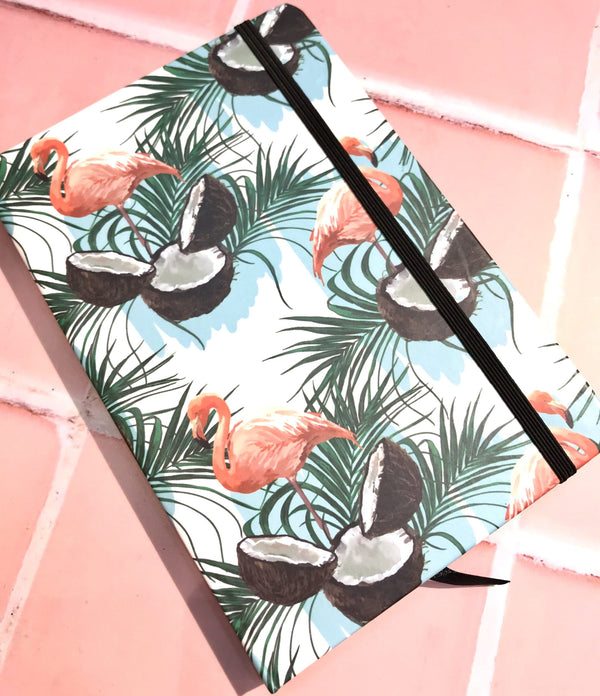 Libreta Flamingo Blanca