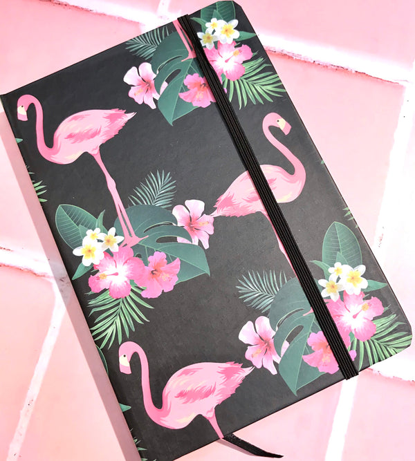 Libreta Flamingo Negra