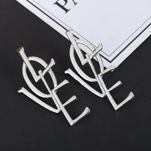 Aretes Silver Love Ember