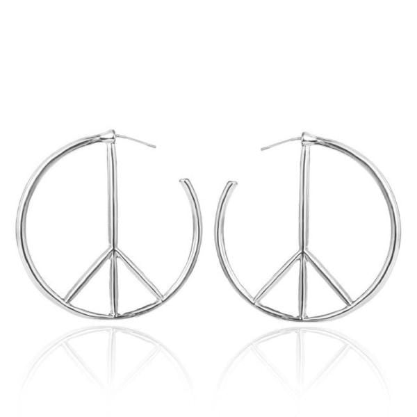 Aretes Silver Peace