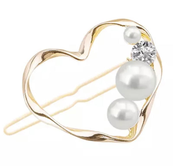 Pinza Golden Perli Corazón