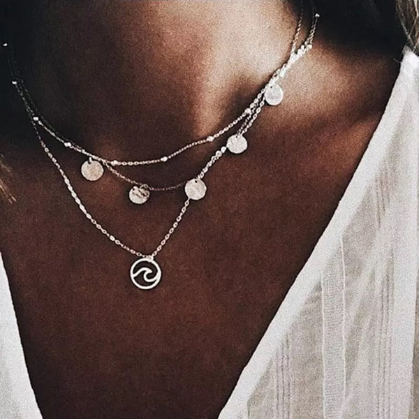 Collar Silver Sea