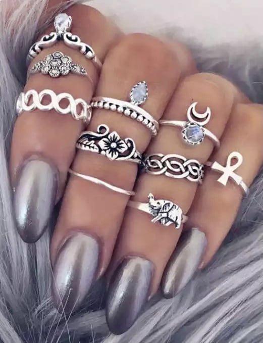 Anillos Silver Serra