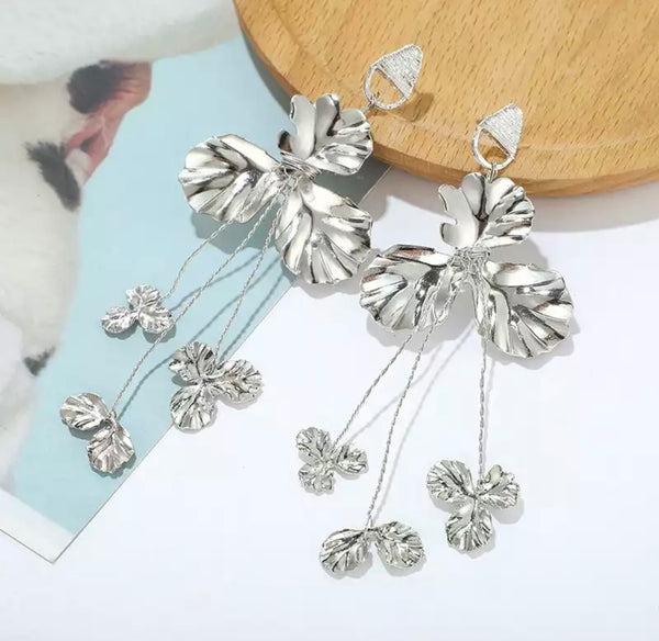 Aretes Silver Fiore