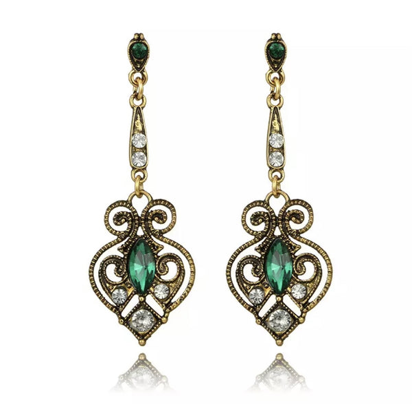 Aretes Zodiac Green
